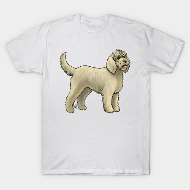 Dog - Otterhound - Wheaten T-Shirt by Jen's Dogs Custom Gifts and Designs